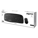 Combo Teclado/Raton Approx Appkbwsoffice Inalambrico Negro | Quonty.com | APPKBWSOFFICE