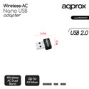 Adaptador Red Approx Usb2.0 Wifi.Ac/600mbps Wps Nano | Quonty.com | APPUSB600NANO
