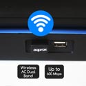 Adaptador Red Approx Usb2.0 Wifi.Ac/600mbps Wps Nano | Quonty.com | APPUSB600NANO