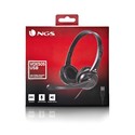 Auriculares C/Microfono Ngs Vox 505 Usb Negro | Quonty.com | VOX505USB