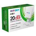 Antena Wifi Wifisky 20dbi Direccional Panel | Quonty.com | 9211111476856