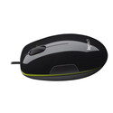 Raton Logitech M150 Optico Negro-Amarillo | Quonty.com | 910-003743