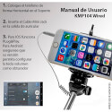 Palo Selfie Kl-Tech Con Pulsador Rojo | Quonty.com | KMP104RED