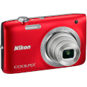 Camara Nikon Coolpix A100 Roja + Palo Selfie | Quonty.com | 999A100R1