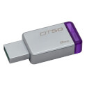 Pendrive 8gb Usb 3.1 Kingston Dt50 Morado | Quonty.com | DT50/8GB