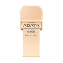 Pendrive 64gb Adata I-Memory Ai920 Gold | Quonty.com | AAI920-64G-CGD