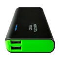 Powerbank/Bateria Externa Adata Apt100 Negro/Verde | Quonty.com | APT100-10000M-5V-CBKGR