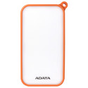 Powerbank/Bateria Ext. Adata D8000l Blanco/Naranja 8000mah | Quonty.com | AD8000L-5V-COR