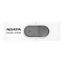 Pendrive 64gb Usb2.0 Adata Uv220 Blanco/Gris | Quonty.com | AUV220-64G-RWHGY