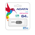 Pendrive 64gb Usb2.0 Adata Uv220 Blanco/Gris | Quonty.com | AUV220-64G-RWHGY