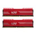 Adata Ddr4 8gb (2x4) 2400mhz Cl16 Xpg Gammix D10 Red | Quonty.com | AX4U2400W4G16-DRG