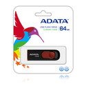 Pendrive 64gb Usb2.0 Adata Ac008 Negro/Rojo | Quonty.com | AC008-64G-RKD