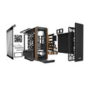 Caja Semitorre/E-Atx Be Quiet! Silent Base 801 Window Orange | Quonty.com | BGW28