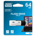 Pendrive Goodram Uco2 64gb Usb2.0 Negro/Blanco | Quonty.com | UCO2-0640KWR11