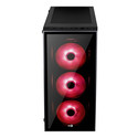 Caja Semitorre Aerocool Quartzrgb S/Fuente Usb3.0 Negro Led | Quonty.com | QUARTZRGB