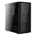 Caja Semitorre Aerocool Quartzrgb S/Fuente Usb3.0 Negro Led | Quonty.com | QUARTZRGB