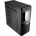 Caja Semitorre/Atx Aerocool V3x Advance Negra Led-Azul | Quonty.com | V3XADBB