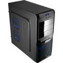 Caja Semitorre/Atx Aerocool V3x Advance Negra Led-Azul | Quonty.com | V3XADBB