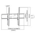 Tooq Lp42130t-B Soporte Tv 60-100 Incli Máx 130kg | Quonty.com | LP42130T-B