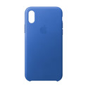 Apple Funda Iphone X Leather Case Azul Electrico | Quonty.com | MRGG2ZM/A