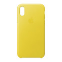 Apple Funda Iphone X Leather Case Amarillo Primavera | Quonty.com | MRGJ2ZM/A