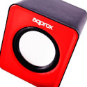 Mini Altavoces 2.0 Approx Appspx1r Rojo | Quonty.com | APPSPX1R