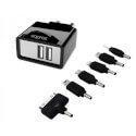 Cargador Pared Approx Appuats 5v/2.1a 2xusb 6 Conectores | Quonty.com | APPUATS