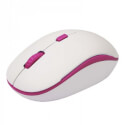 Ratón Óptico Inalámbrico Approx Blanco Y Púrpura | Quonty.com | APPWMBWP