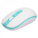 Ratón Óptico Inalámbrico Blanco Y Celeste Approx Appwmvwlb | Quonty.com | APPWMVWLB