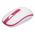Ratón Óptico Inalámbrico Blanco Y Púrpura Approx Appwmvwp | Quonty.com | APPWMVWP