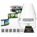 Bombilla Led Rgb Camara Wifi Xm Family 2mpx 360º Bt Altavoz | Quonty.com | B2-Y