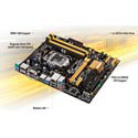 Placa Asus B85m-E Intel1150 4ddr3 Hdmi Pcx3.0 Sata3 Usb3.0 | Quonty.com | 90-MB0F60-M0EAY5