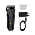 Afeitadora Braun Serie 3 300s + Bolsa - Corte Triple Acción - 2*Láminas Sensofoil - Ipx7 - Pantalla Led - Batería Recargable - Funciona Con/Sin Cable | Quonty.com | 300S + BOLSA