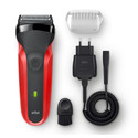Afeitadora Braun 300s Roja | Quonty.com | 300S ROJA