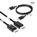 Cable Club 3d Displayport 2.1 Con Certificación Vesa Dp80 8k 240hz 1.2m | Quonty.com | CAC-1091