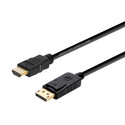 Cable Conversor Aisens Displaport/M - Hdmi/M 2.0m Negroa | Quonty.com | A125-0364