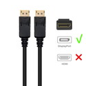 Cable Displayport Ewent Ec1411 Dp/M-Dp/M V1.2 2m Negro | Quonty.com | EC1411