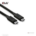 Cable Usb Club 3d Con Certificación Thunderbolt 8k 240hz 20gbps Pd 240w Epr M/M 1m | Quonty.com | CAC-2501