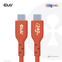 Cable Usb Club 3d Usb-C Con Certificación Usb-If 480mb Pd 240w Epr M/M 1m | Quonty.com | CAC-1511