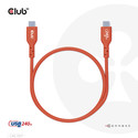 Cable Usb Club 3d Usb-C Con Certificación Usb-If 480mb Pd 240w Epr M/M 1m | Quonty.com | CAC-1511