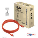 Cable Usb Club 3d Usb-C Con Certificación Usb-If 480mb Pd 240w Epr M/M 3m | Quonty.com | CAC-1513