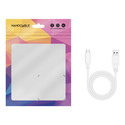 Cable Usb Nano Cable Usb2.0 Usb-C/M - A/M 1.5m Blanco | Quonty.com | 10.01.2101-L150-W