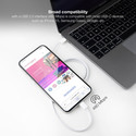 Cable Usb Nano Cable Usb2.0 Usb-C/M - Usb-C/M 3a 1.0 Blanco | Quonty.com | 10.01.6001-CO