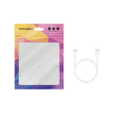 Cable Usb Nano Cable Usb2.0 Usb-C/M - Usb-C/M 3a 2.0m Blanco | Quonty.com | 10.01.6002-CO