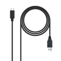 Cable Usb Nano Cable Usb3.1 A/M - Usb3.1 C/M Gen2 10gbps 1.5m Negro | Quonty.com | 10.01.4001-L150