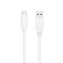 Cable Usb Nano Cable Usb3.1 Usb-C/M - A/M Gen2 3a 2.0m Blanco | Quonty.com | 10.01.4002-W