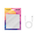 Cable Usb Nano Cable Usb3.1 Usb-C/M - A/M Gen2 3a 2.0m Blanco | Quonty.com | 10.01.4002-W