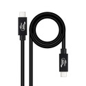 Cable Usb Nano Cable Usb3.2 Usb-C M/M Gen3x2 1.8m Negro | Quonty.com | 10.01.5002
