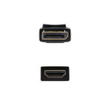 Cable Video Nano Cable Displayport A Hdmi Dp/M - Hdmi/M 1,5m Negro | Quonty.com | 10.15.4301-L150