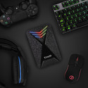 Caja Hdd Tooq Gaming Tqe-2550rgb 2.5'' Sata Usb3.0/3.1 9,5mm Gen1 Negra Rgb | Quonty.com | TQE-2550RGB